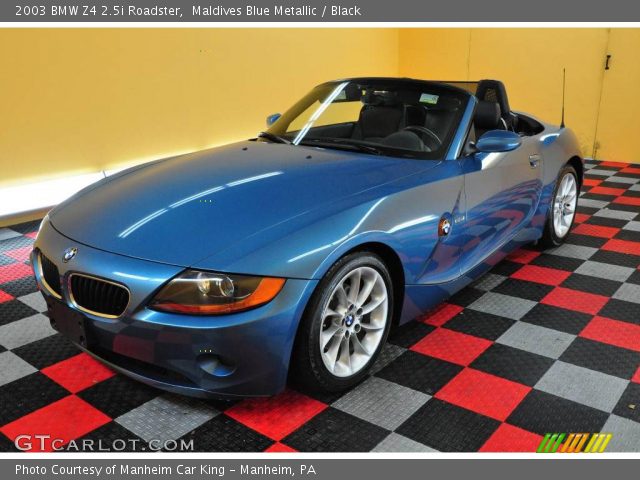2003 BMW Z4 2.5i Roadster in Maldives Blue Metallic