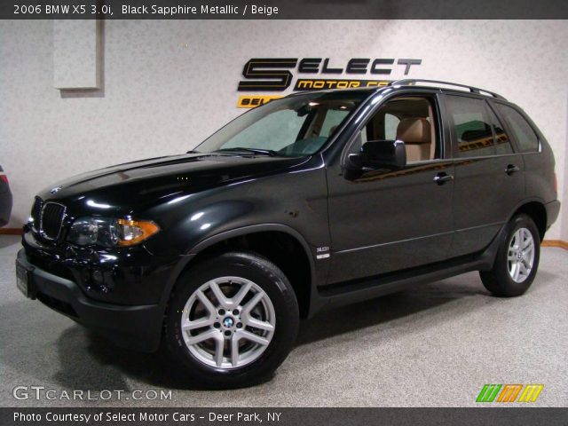 2006 BMW X5 3.0i in Black Sapphire Metallic