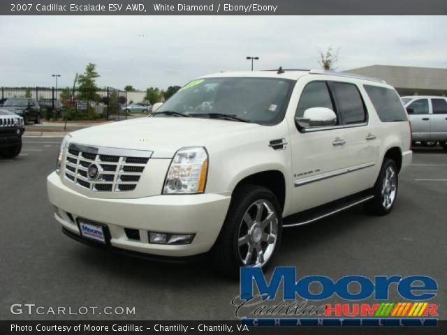 2007 Cadillac Escalade ESV AWD in White Diamond