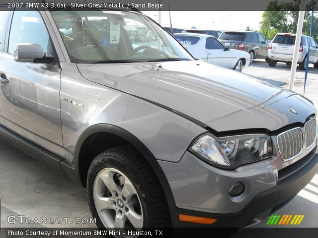 2007 BMW X3 3.0si in Silver Grey Metallic