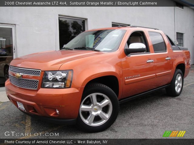 2008 Chevrolet Avalanche LTZ 4x4 in Sunburst Orange Metallic