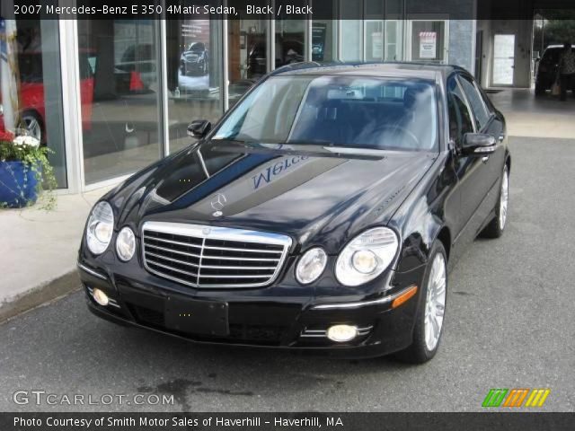 2007 Mercedes-Benz E 350 4Matic Sedan in Black