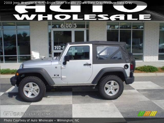 2009 Jeep Wrangler X 4x4 in Bright Silver Metallic