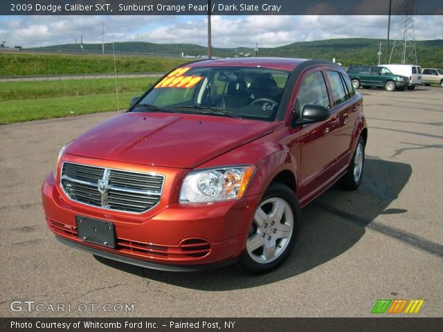 2009 Dodge Caliber SXT in Sunburst Orange Pearl