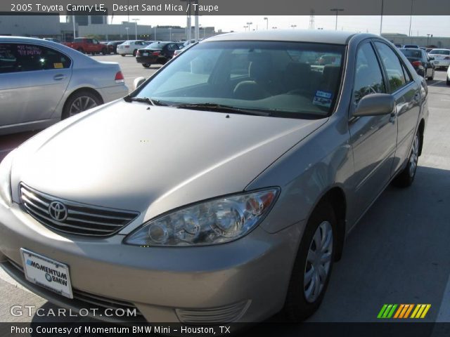 2005 Toyota Camry LE in Desert Sand Mica