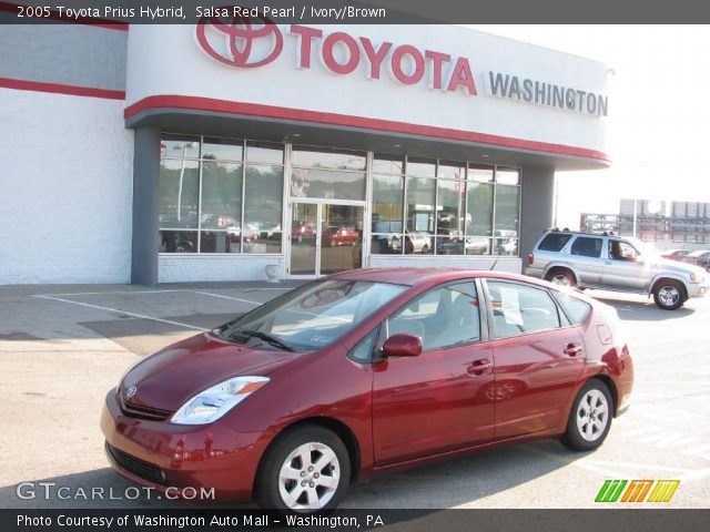 2005 Toyota Prius Hybrid in Salsa Red Pearl