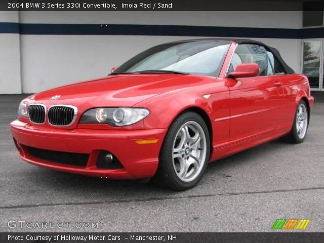 2004 BMW 3 Series 330i Convertible in Imola Red