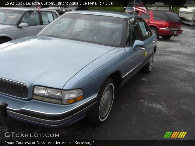 1992 Buick LeSabre Custom in Bright Aqua Blue Metallic