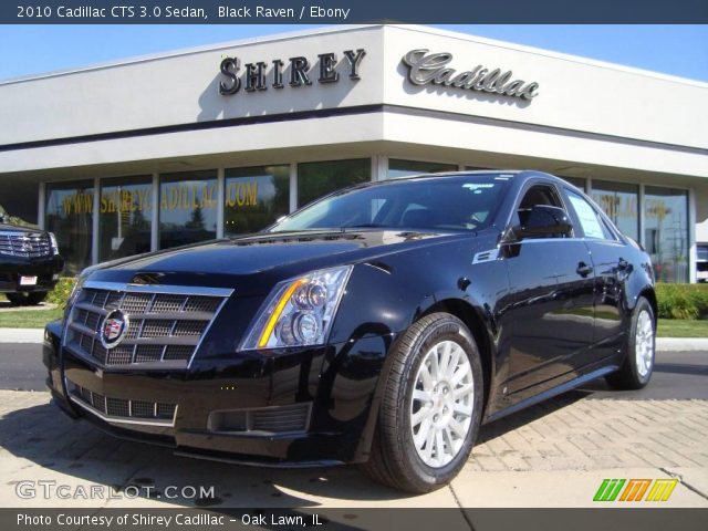 2010 Cadillac CTS 3.0 Sedan in Black Raven