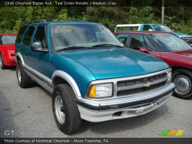 1996 Chevrolet Blazer 4x4 in Teal Green Metallic