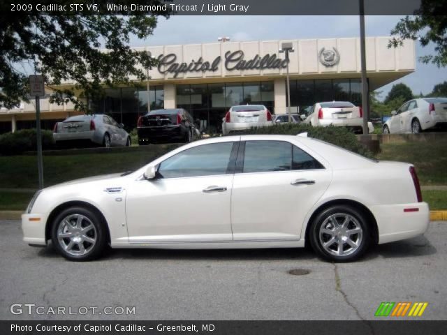 2009 Cadillac STS V6 in White Diamond Tricoat