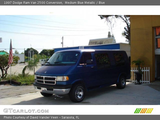 1997 Dodge Ram Van 2500 Conversion in Medium Blue Metallic