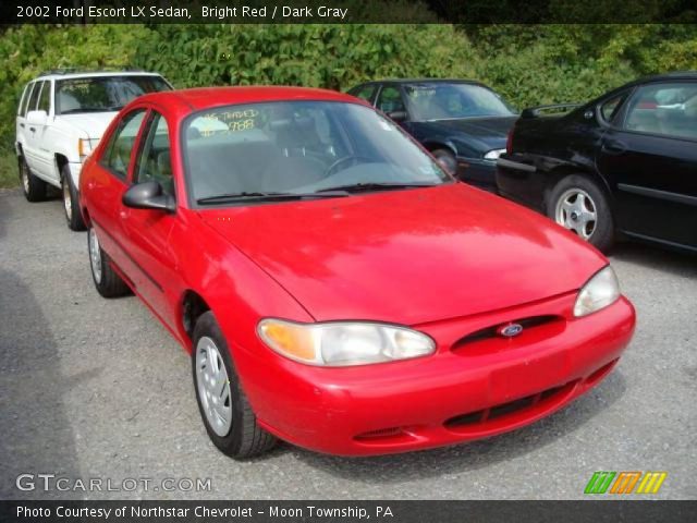 2002 Ford Escort LX Sedan in Bright Red