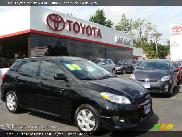 2009 Toyota Matrix S AWD in Black Sand Mica