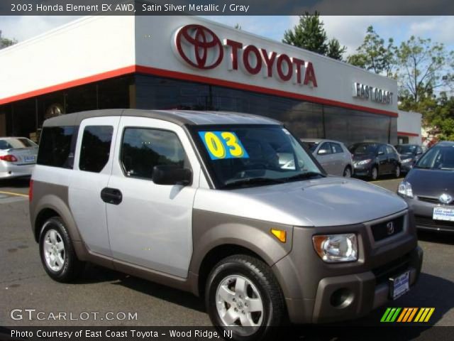 2003 Honda Element EX AWD in Satin Silver Metallic