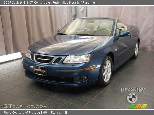 2007 Saab 9-3 2.0T Convertible in Fusion Blue Metallic