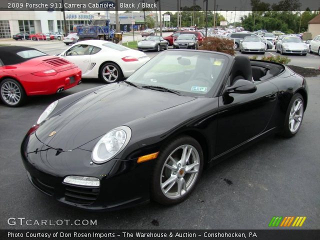 2009 Porsche 911 Carrera Cabriolet in Black