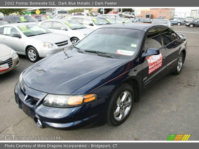2002 Pontiac Bonneville SLE in Dark Blue Metallic
