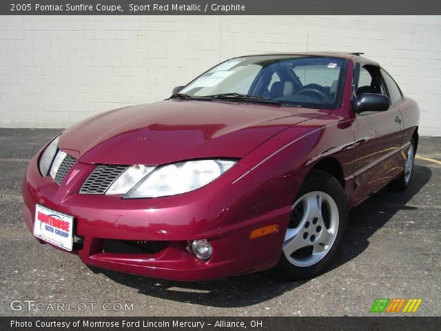 2005 Pontiac Sunfire Coupe in Sport Red Metallic