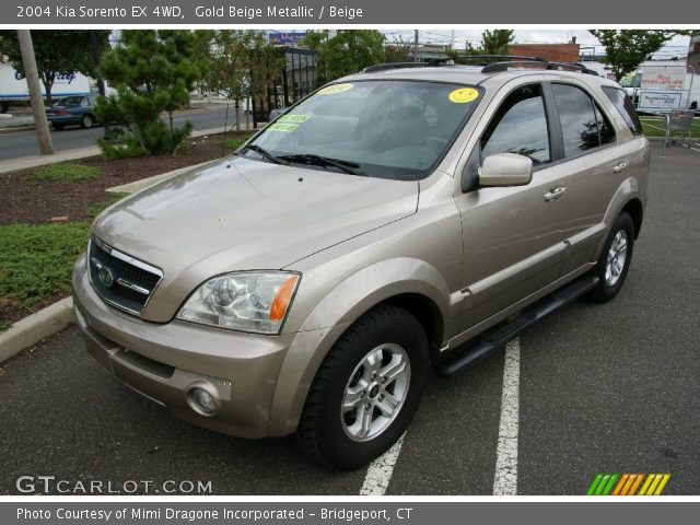 2004 Kia Sorento EX 4WD in Gold Beige Metallic