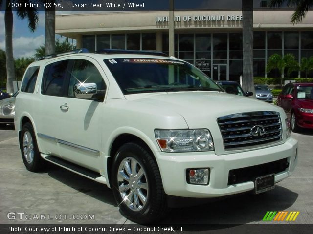 2008 Infiniti QX 56 in Tuscan Pearl White