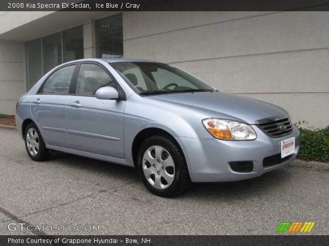 2008 Kia Spectra EX Sedan in Ice Blue