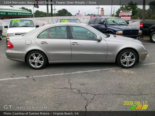 2004 Mercedes-Benz E 500 Sedan in Pewter Silver Metallic