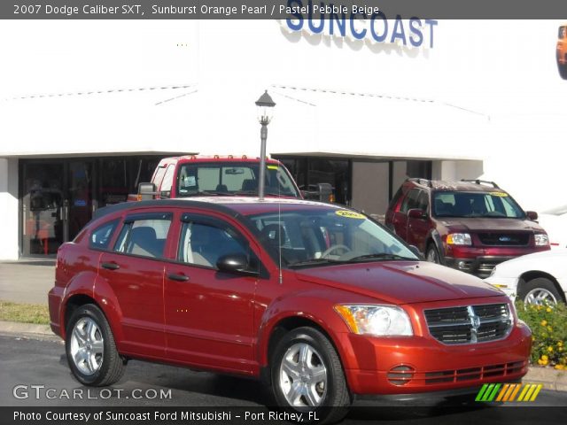 2007 Dodge Caliber SXT in Sunburst Orange Pearl