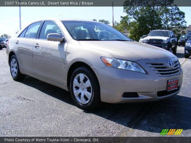 2007 Toyota Camry LE in Desert Sand Mica