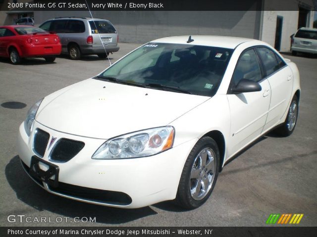 2008 Pontiac G6 GT Sedan in Ivory White