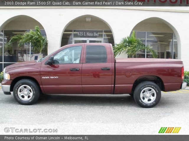 2003 Dodge Ram 1500 ST Quad Cab in Dark Garnet Red Pearl