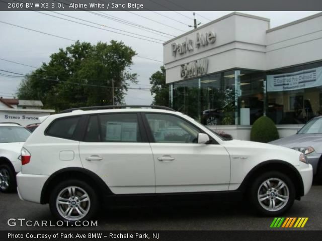 2006 BMW X3 3.0i in Alpine White