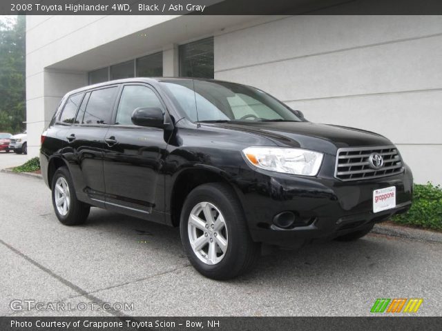 2008 Toyota Highlander 4WD in Black