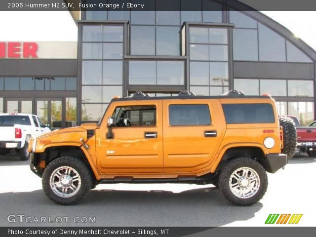 2006 Hummer H2 SUV in Fusion Orange