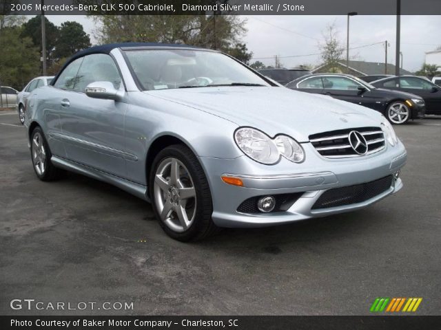 2006 Mercedes-Benz CLK 500 Cabriolet in Diamond Silver Metallic