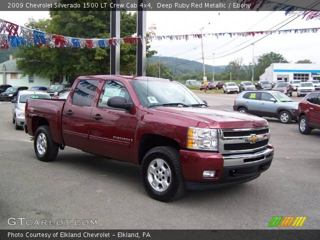 2009 Chevrolet Silverado 1500 LT Crew Cab 4x4 in Deep Ruby Red Metallic