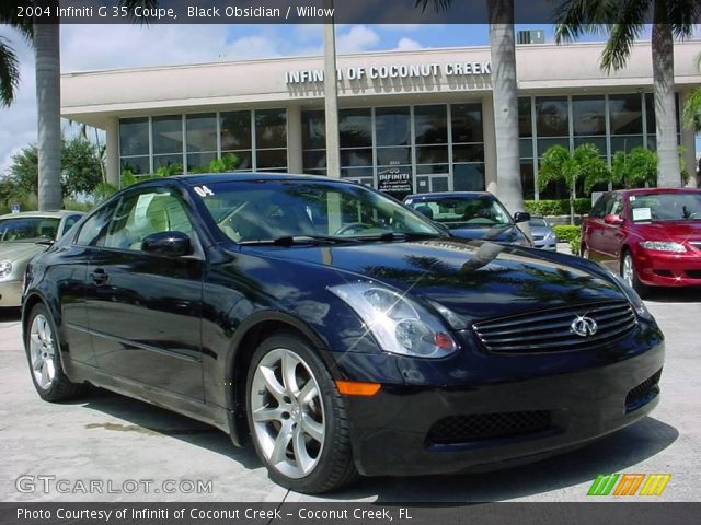 2004 Infiniti G 35 Coupe in Black Obsidian