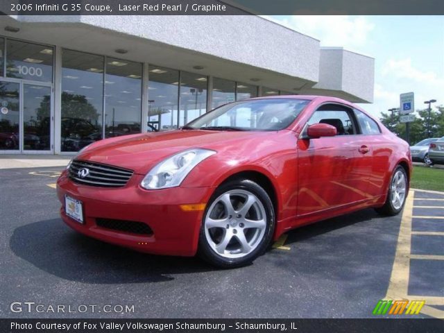 2006 Infiniti G 35 Coupe in Laser Red Pearl