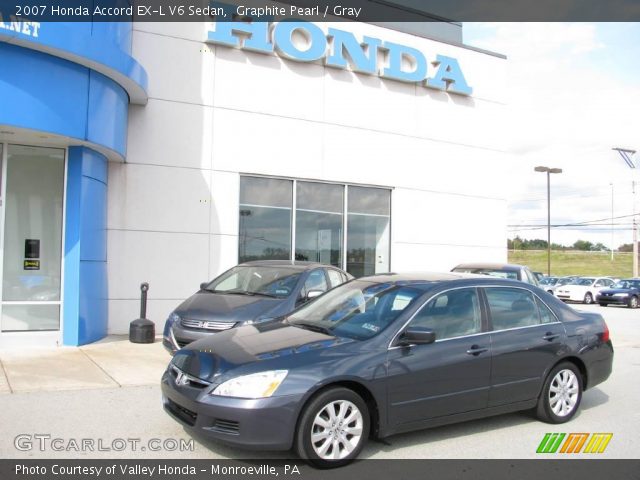 2007 Honda Accord EX-L V6 Sedan in Graphite Pearl