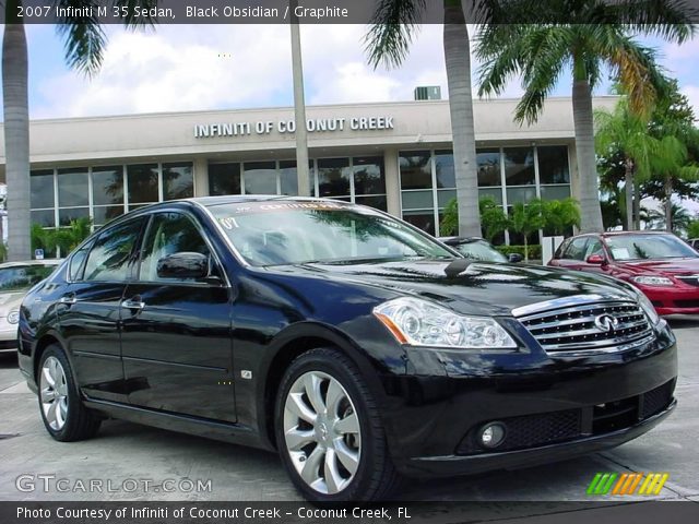 2007 Infiniti M 35 Sedan in Black Obsidian