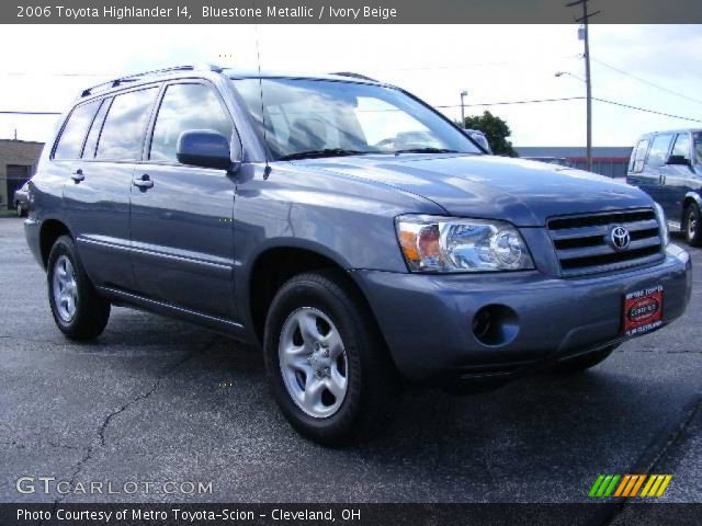 2006 Toyota Highlander I4 in Bluestone Metallic