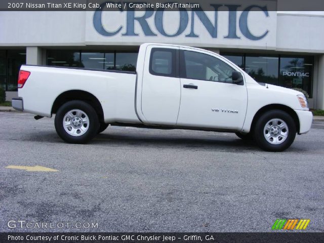 2007 Nissan Titan XE King Cab in White
