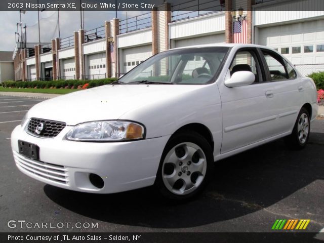 2003 Nissan Sentra XE in Cloud White