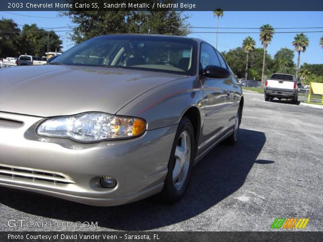 2003 Chevrolet Monte Carlo SS in Sandrift Metallic
