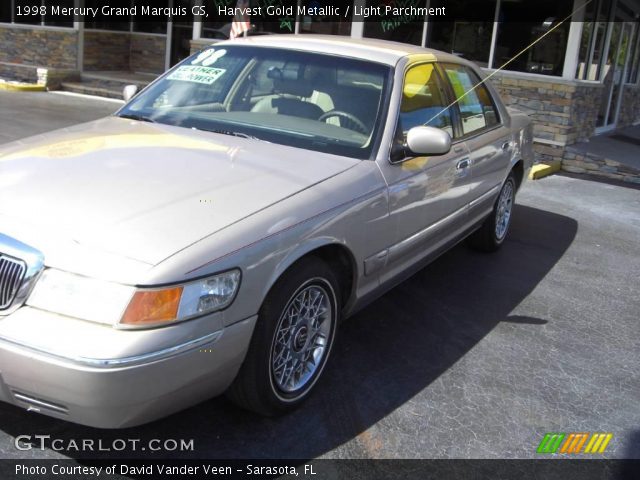 1998 Mercury Grand Marquis GS in Harvest Gold Metallic