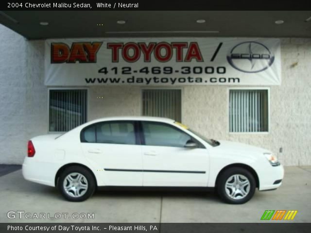 2004 Chevrolet Malibu Sedan in White