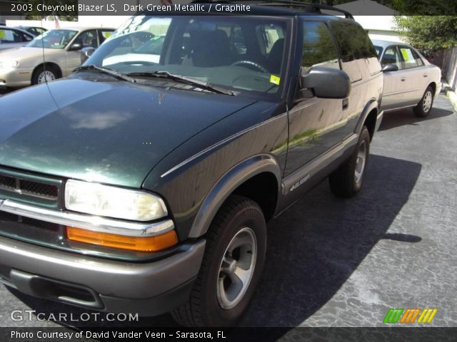 2003 Chevrolet Blazer LS in Dark Green Metallic