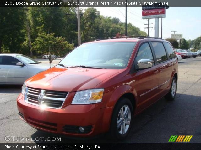 2008 Dodge Grand Caravan SXT in Sunburst Orange Pearl