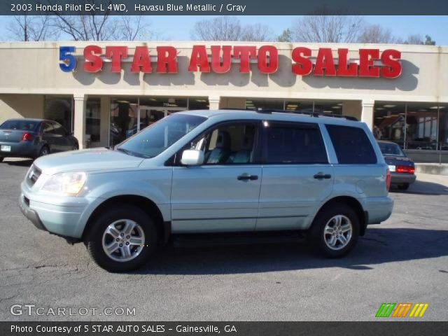 2003 Honda Pilot EX-L 4WD in Havasu Blue Metallic