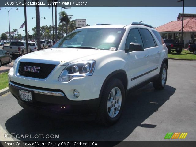 2009 GMC Acadia SLE in Summit White